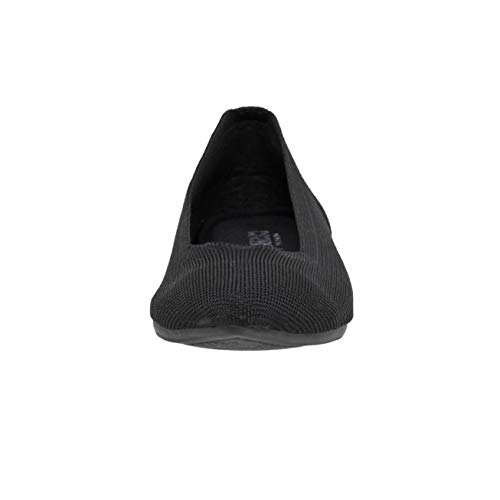 CUSHIONAIRE Women's Ensley Knit Flat +Memory Foam and Wide Widths Available2