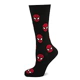 Cufflinks Inc. Marvel Spider-Man Black Dress Socks, Shoe Size 6-12, One Size Fits Most