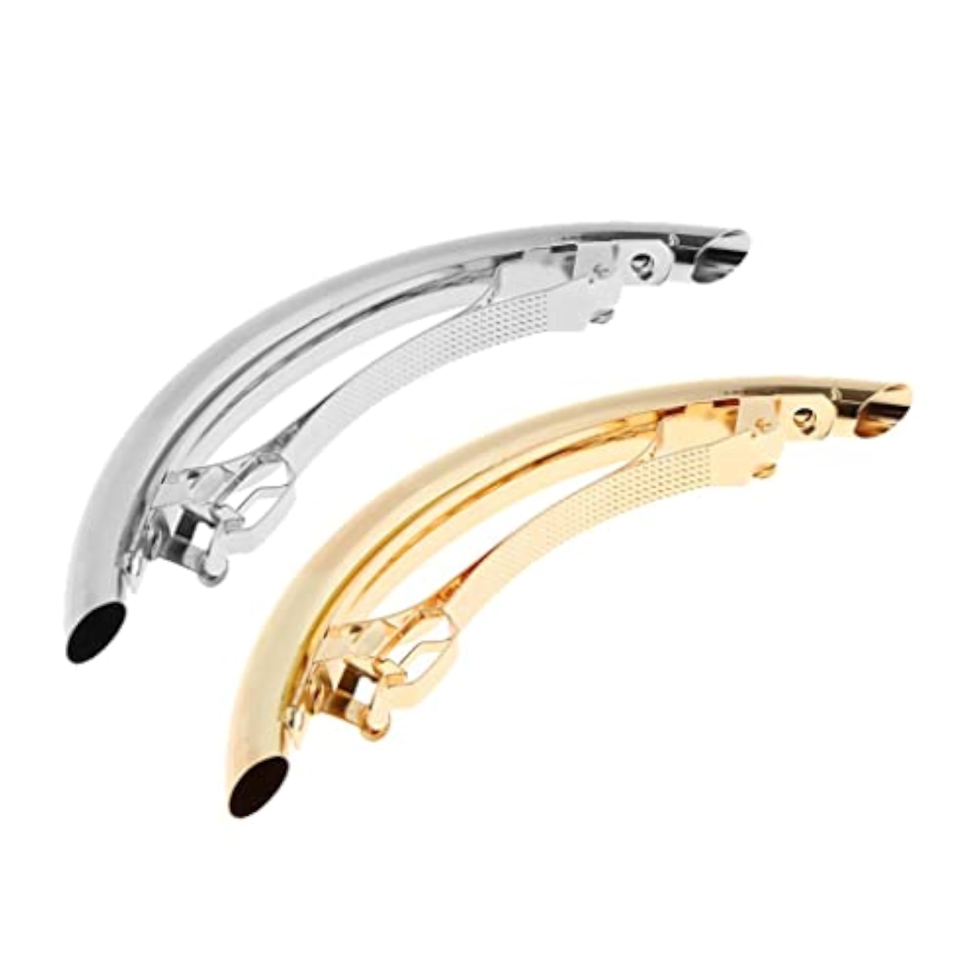 Automatic Tube French Barrette Hair Clip Pin