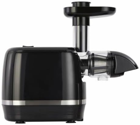 Miniatura 4 de Cold Press 365 Exprimidor horizontal compacto de 150 W, barrena de 3 etapas de baja velocidad de 150 W, en negro (H3000R)