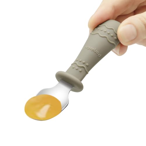 Pandaear Toddler Utensils, 6 Pack Kids Spoons And Forks, 18/8 Stainless Steel & Food Grade Silicone Children Silverware Set, Dishwasher Safe thumb #6