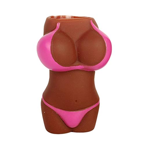 GeKLok Coque de protection universelle pour briquet et rouge à lèvres - Design amusant et sexy - Compatible avec la plupart des briquets et rouges à lèvres - Noir - Taille : femme Cover