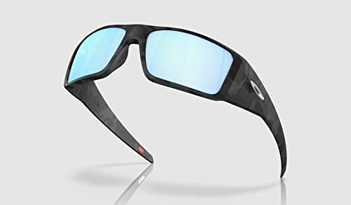 Oakley Heliostat Sunglasses Matte Black Camo with Prizm Deep Water Polarized Lens4