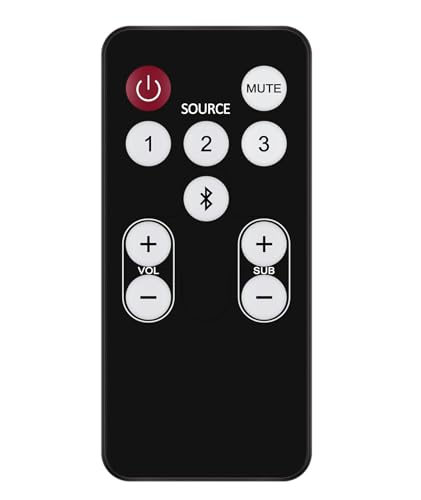 Replaced Remote fit for Polk Audio Soundbar RE15031 5000 3000 6500BT 6500 6000 2000 4000 9000 SB5000IHT IHT3000 Surroundbar ONE Step