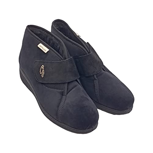 Chaussons noirs femme Grunland PA1087 anti pieds froids taille 41