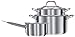 Smile Mgk-14, 6-Elementowy Komplet Garnków, Wielowarstwowe Grube Dno, Stal Nierdzewna, Szklaną Pokrywką, Przystosowane Do Wszystkich Rodzajów Kuchni I Piekarników, Odpowiednie Do Mycia W Zmywarce