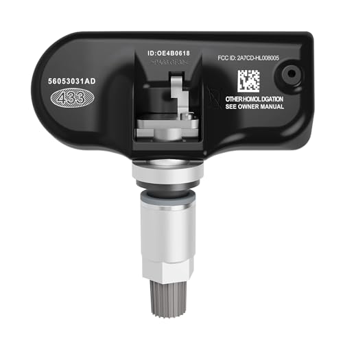 56053031AD Tire Pressure Sensor, OEM TPMS Original Replacement Tire Pressure Monitoring Sensor TPMS, for C.hrysler Dodg.e J.eep