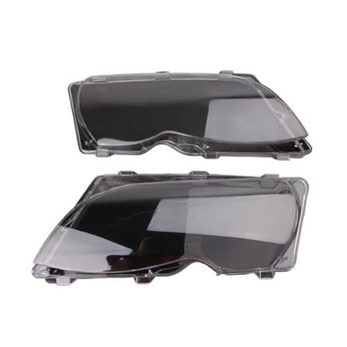 Boîtier de phare BMW E46 4D transparent et anti-jaunissement pour remplacer les vitres ternies