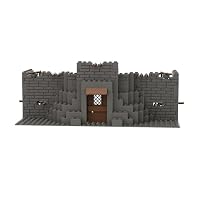 UpGLeuch Klemmbausteine WW2 Militär Szene mit Militär Waffen Set, Militär Basis Bausteine Diorama Bausatz ww2 Militärspielzeuge (Szene B) – Ansicht 3