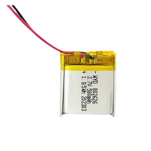 Batería 802626 500 mAh 3,7 V para reparar auriculares inalámbricos y grabadoras
