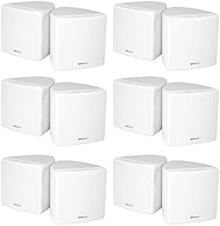 (12) Rockville Cube 70v White 3.5