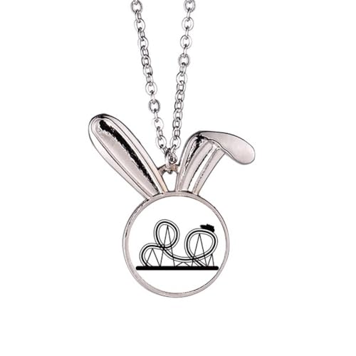 Collier lapin parc d'attractions : portez la magie de l'enfance