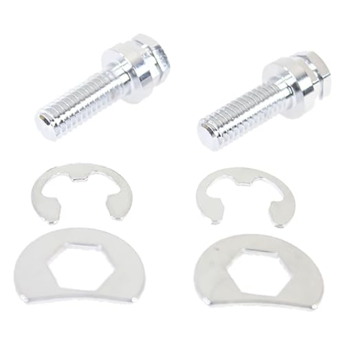 Chrome Locking Exhaust Head Bolt Kit For Shovelhead & Panhead Engines