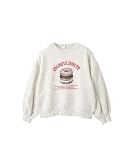 [ティーグラフィックス] 裏起毛 トレーナー 子供服 女の子 キッズ スウェット 暖かい ドーナツ プリント プルオーバー トップス オートミール:120cm