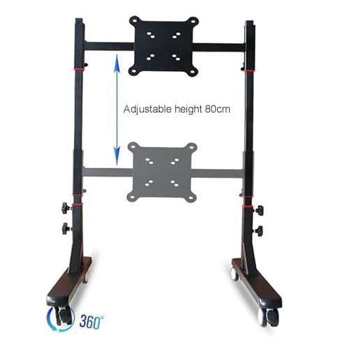 Soporte móvil para TV con ruedas ajustable 32 a 55 pulgadas miniatura 6
