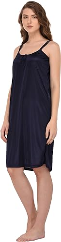 Image of You Forever Women Sexy Satin Striped Solid Above Knee Length Nighty, Loungewear, Nightwear, Sleepwear, Home Wear Short Nighty for Women Pack of 2
