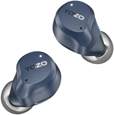 （23:00時点） 【VGP 2026 受賞】TOZO NC9 イヤホン bluetooth ワイヤレスイヤホン アクティブノイズキャンセリング 45dB低減 小型軽量 中低音域 暖色系音質 カスタムEQ アプリ対応 外音取り込み/AIチャット/音声通訳会議記録/カスタムタッチ操作 IPX8防水 最大約60時間の再生 ぶるーとゅーす イヤフォン USB-C急速充電（ブルー