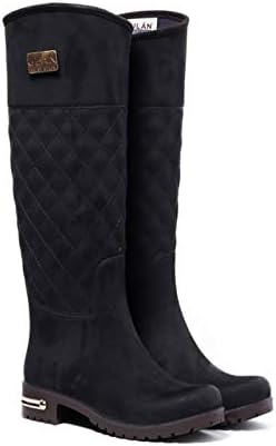 Amazon.com: Ulan Estefania - Botas de lluvia para mujer, 9 M US : Ropa,  Zapatos y Joyería