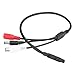 QANYEGN Plastic Mini Microphone, High Sensitive Pickup Audio Mic, Microphone Cable for CCTV Security Camera DVR Sound.