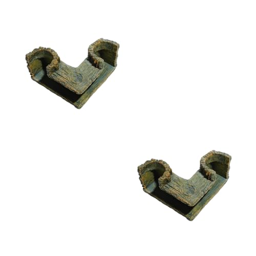 現実的なコーナートンネル樹脂洞窟シェルタープレイス水族館装飾魚屋fry Fryと魚のエビを使用する魚屋の風景のための洞窟の隠れ家