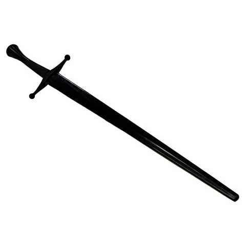Red Dragon Armoury Synthetic Bastard Sparring Sword - Black Blade & Hilt Cover