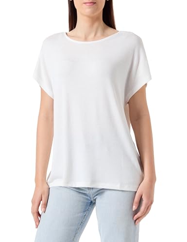 ONLY Onlmarna S/S Back Crochet Top JRS T-shirt, Vit, S