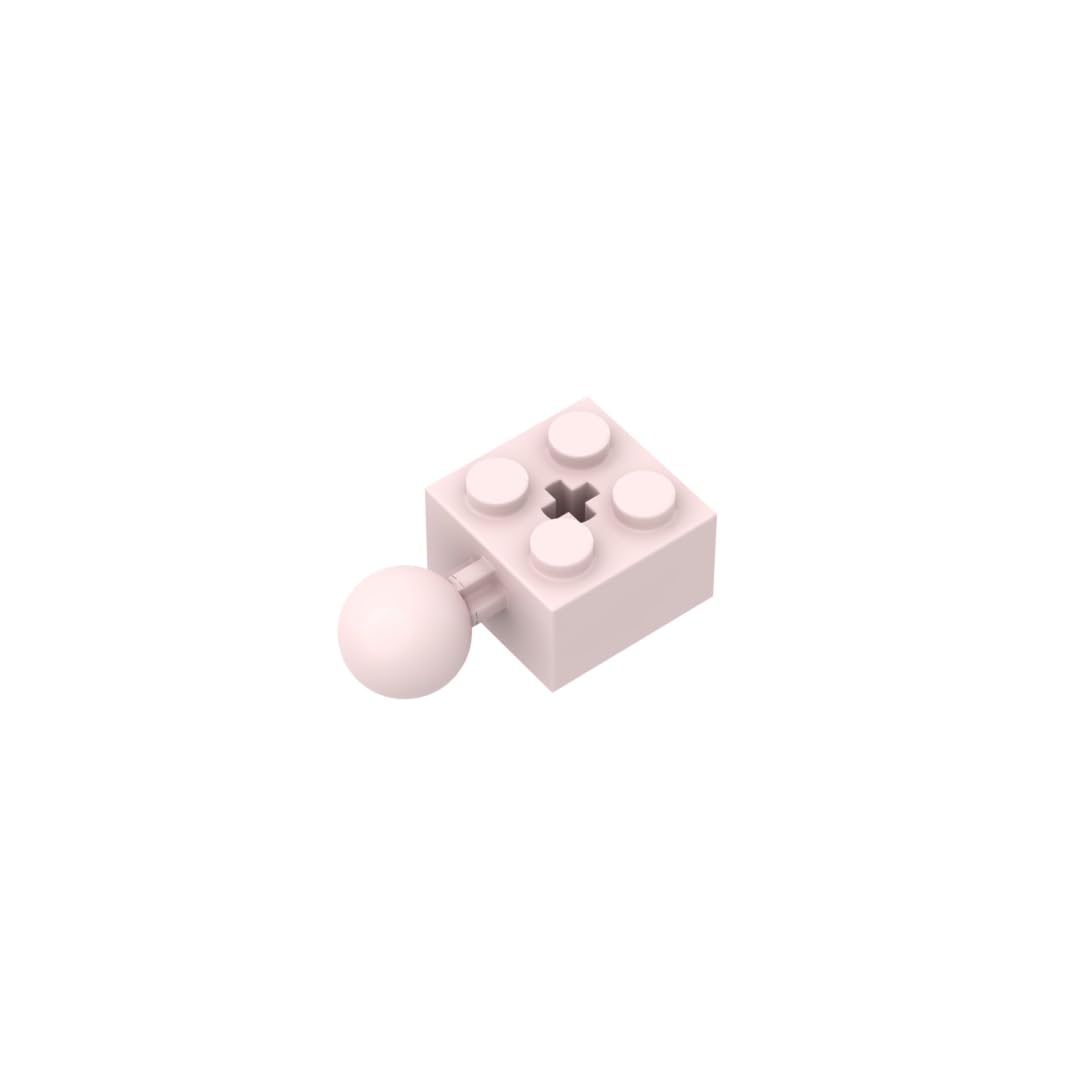 XYEIUGO 57909 Technic Brick Modified 2x2 with Ball and Axle Hole, 50 PCS — image 1