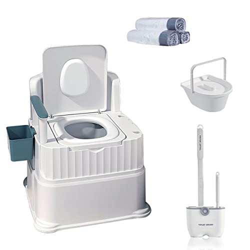 Bedside Commode, Adult Potty Chair Portable Toilets for Home Use Toilet Seat Risers Bedside