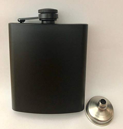 Binocktails Ultra Classy Matte Black 200 ml Flachmann für Likör