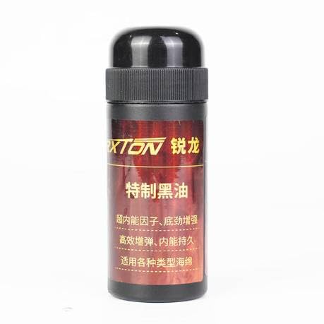 Amazon.co.jp | 雷神Loki 鋭龍 卓球ラバー補助剤 特製黒油 100ml ゴム