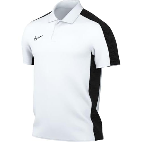 NIKE M NK DF ACD23 Polo SS Shirt, White/Black/Black, Hombre