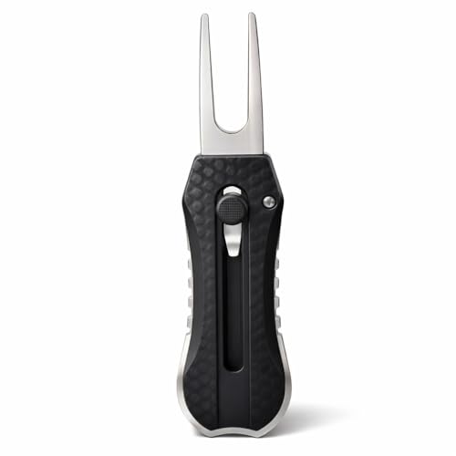 Golf Divot Repair Tool, Foldable Magnetic Lightweight Portable with Ball