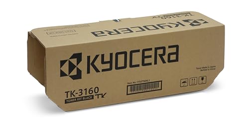 Kyocera TK-3160 Original Toner Schwarz 1T02T90NL1. Toner Drucker kompatibel für ECOSYS M3145dn, ECOSYS M3645dn, ECOSYS P3045dn, ECOSYS P3050dn, ECOSYS P3055dn, ECOSYS P3060dn Kyocera TK-3160 Original Toner Schwarz 1T02T90NL1. Toner Drucker kompatibel für ECOSYS M3145dn, ECOSYS M3645dn, ECOSYS P3045dn, ECOSYS P3050dn, ECOSYS P3055dn, ECOSYS P3060dn