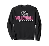 Volleyball Grandma Of A Volleyball Player Grandma Sweatshirt, Adult Unisex, Black, Large