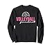 Volleyball Grandma Of A Volleyball Player Grandma Sweatshirt, Adult Unisex, Black, Large