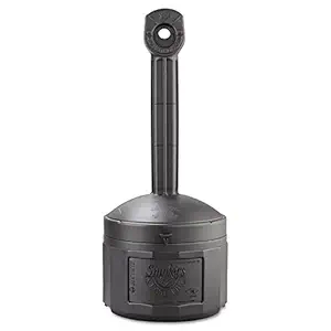 Justrite 400-26800D JUS26800D Smokers Cease-Fire Receptacle, Deco Black by Justrite