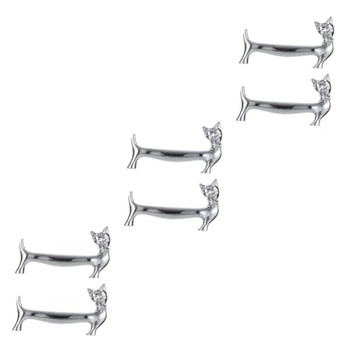 Catálogo de Soportes para palillos - los preferidos. 46 ABOOFAN 6 Piezas Soportes de Aleación para Palillos Descansos y Elegantes para Cubiertos Decoración de Mesa para Hogar Oficina y