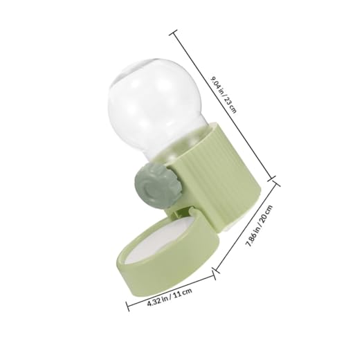 Dispensador de agua colgante de 1000ml en plástico verde transparente 3