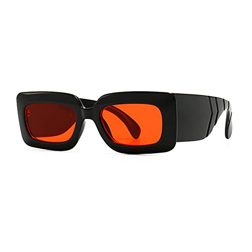 Image of laureles /Square Snakeskin Pattern Rectangle Sunglasses Men Women Vintage Fluorescent Green Shade Glasses