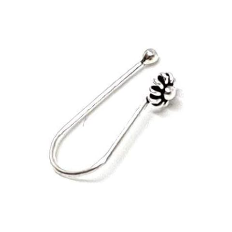 Eclectic Shop UK 925 Silver Clip On Nose Ring Cover