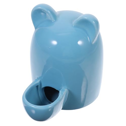 INOOMP 自動給水器 ペット用 ウサギ ハムスター 猫 小型動物 飲み水ボウル ケージ対応 漫画風猫耳デザイン 水漏れ防止 連続給水