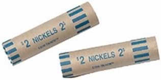 Crimped End Nickel Gun-shell Coin Wrappers ABA Standards 40 Pack