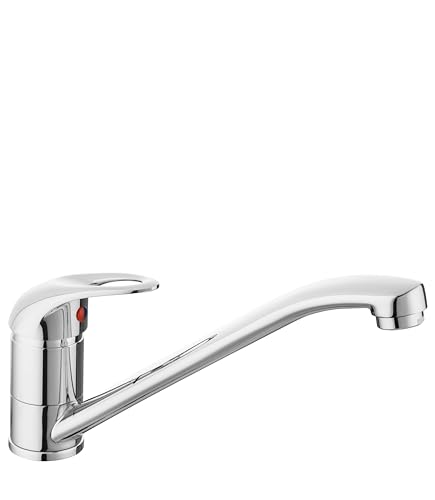 Mitigeur chromé Aquapace 35 Leisure avec bec haut 35cm et commande à levier unique - 2