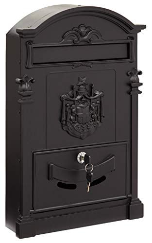 Arregui Maxi Residential Mailbox Aluminium Black