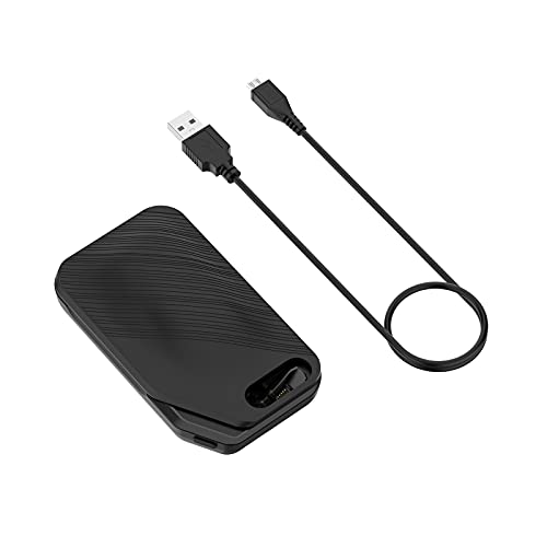 Ladekoffer Ersatz passend für Plantronics Voyager 5200 5210 Ladegerät, Kopfhörer Ladestation Ladestation Halterung, Schwarz(Drahtloses Aufladen Wird Nicht unterstützt)
