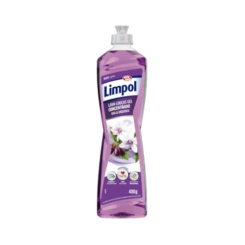 Detergente Gel Concentrado para Louças Limpol, Uva e Orquídea, 400g