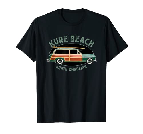 Kure Beach North Carolina Vintage-Surfen T-Shirt