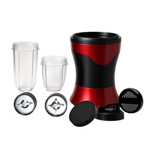 Image of LA' FORTE CLAIR 400W Compact Personal Blender | 2 Jars (300ml & 500ml) | 2 Blades (Dry & Wet) | BPA-Free | Twist & Start | for Smoothies, Chutneys, Masalas & Shakes | 1 Year Warranty