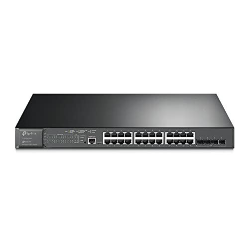 Image of TP-Link Omada SG3428MP | 24 Port Gigabit L2+ Managed PoE Switch | 24 PoE+ Port @384W | 4 x SFP Slots | PoE Auto Recovery | Support Omada SDN | IPv6 , Static Routing | 5 Year Manufacturer Warranty