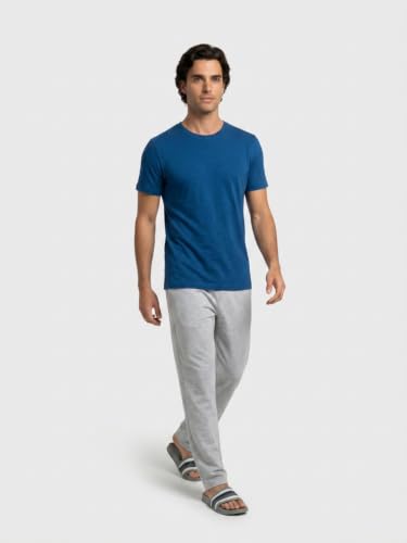 Image of Park Avenue Men Regular Fit Solid Pattern Pure Cotton Round Neck T-Shirt